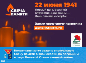 Всероссийской онлайн-акции «Свеча памяти» Всероссийской онлайн-акции «Свеча памяти».